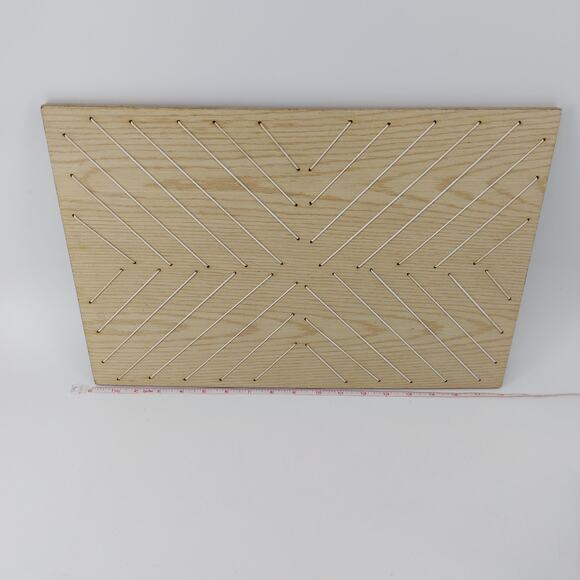 Wood & Elastic Board Wall Organizer Home Office Picture Postcards Notes - Picture 6 of 9